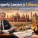 Property lawyer in Lahore reviewing legal documents for property disputes, transfers, and inheritance
