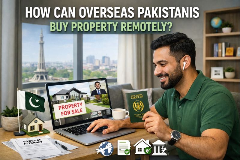 How can overseas Pakistanis buy property remotely – Pakistani expat purchasing real estate online using power of attorney.